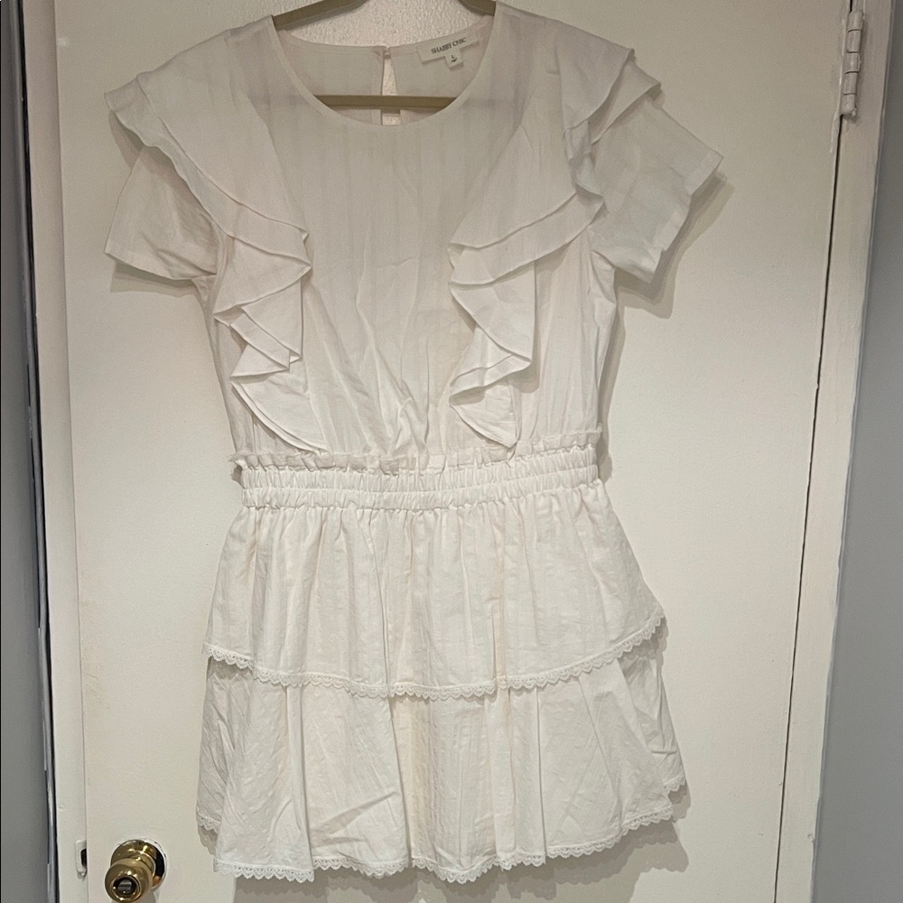 Shabby Chic Elegant Cream Blouse